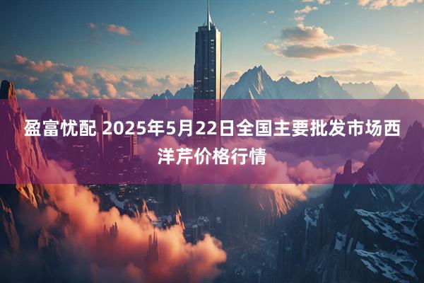 盈富忧配 2025年5月22日全国主要批发市场西洋芹价格行情